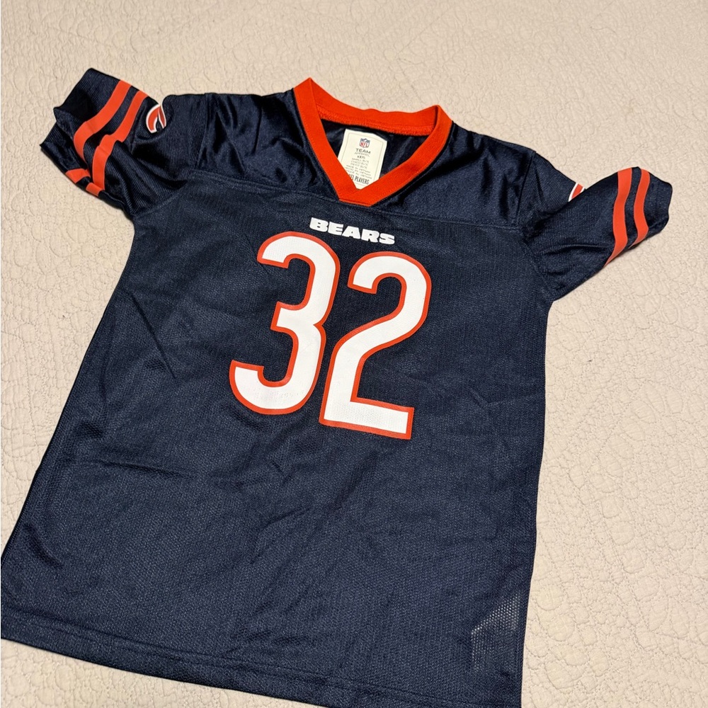 NFL Chicago Bears Navy Blue & Orange #32 Kids Jersey
